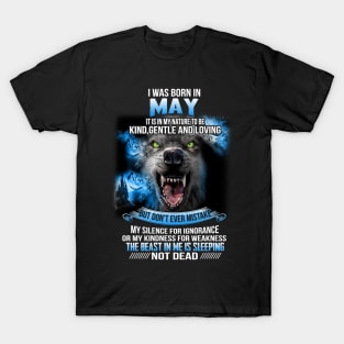 I Was Born In May T-Shirt